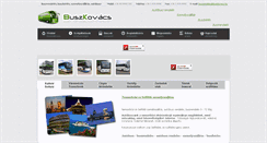 Desktop Screenshot of buszkovacs.hu